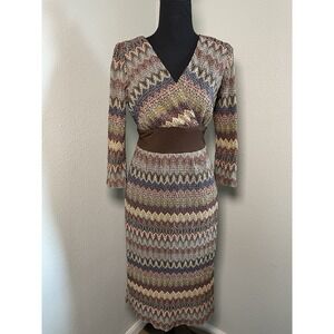 Chris McLaughlin Y2K‎ Knit DressSleeves Sz 8